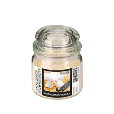 Flavour by GALA Bonbonglas mit Wachsfüllung, MAXI Ø 90 mm · 120 mm elfenbein - Sandalwood-Vanilla